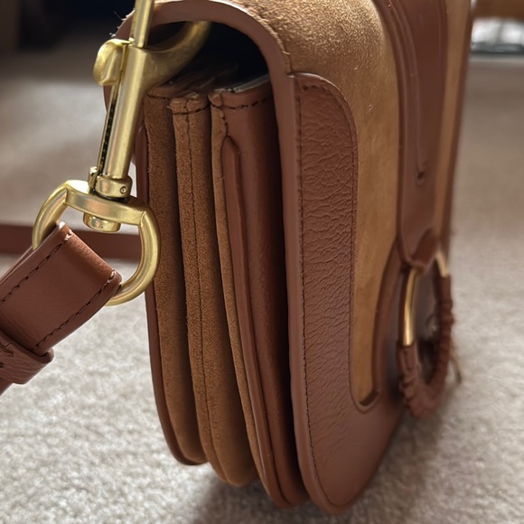 See By Chloe Brown Leather Saddle Crossbody - Picture 7 of 9